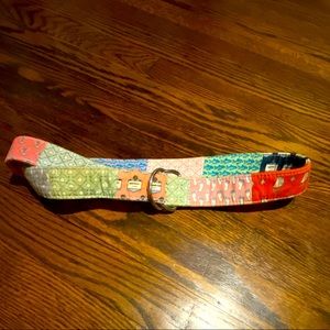 Patchwork Vineyard Vines D Ring Belt
